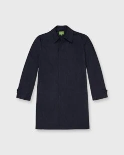 Traveler's Trench In Navy Nylon